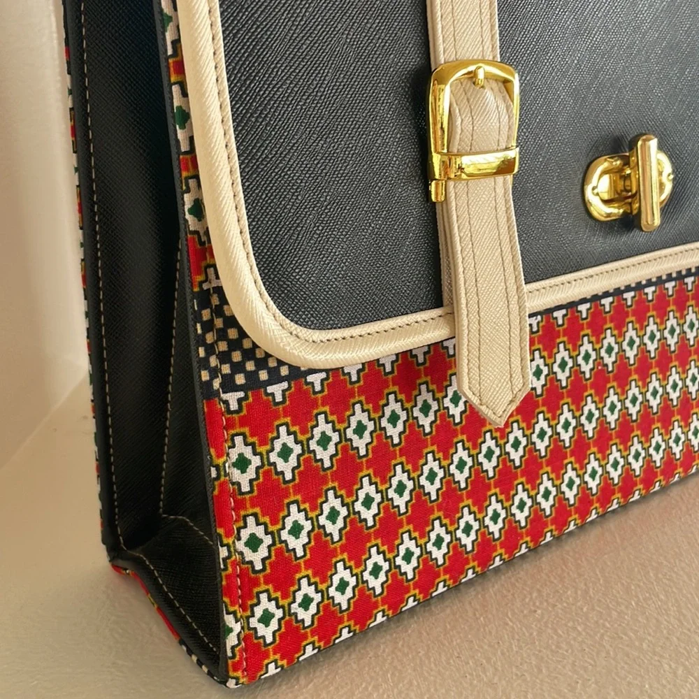 NEW Fabric Pattern Fashion Trendy Briefcase and Back Pack.